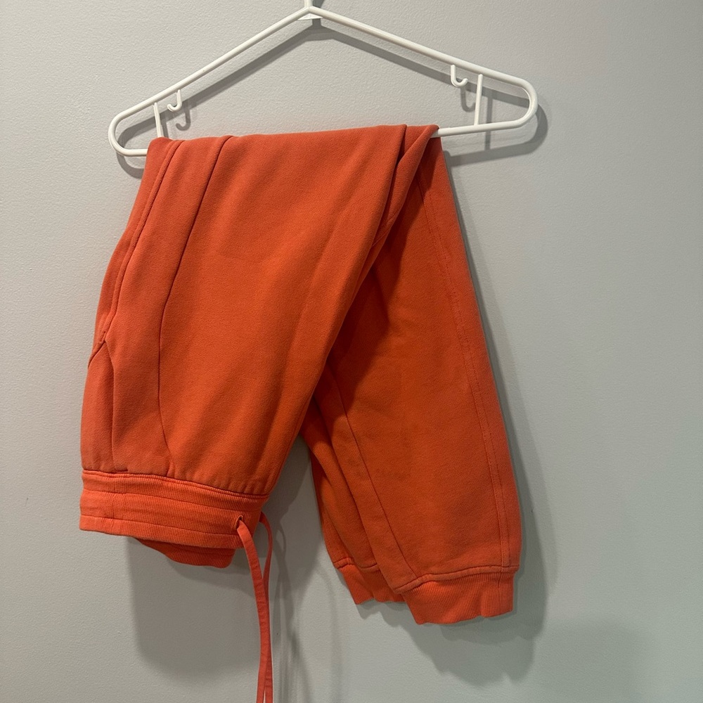 Lululemon Orange Sweatpants